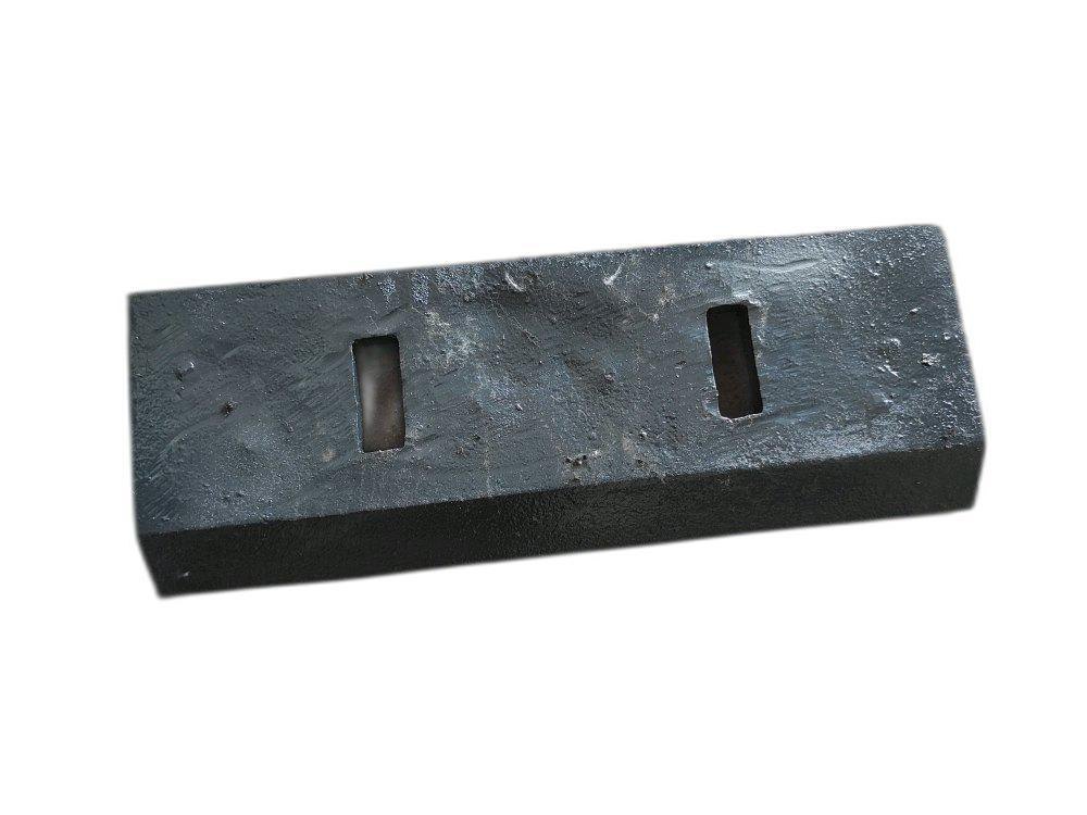 Cast Iron Macons Side Scraper Tip Construction Machinery Spare Parts, Capacity: 20 Cubic Meter