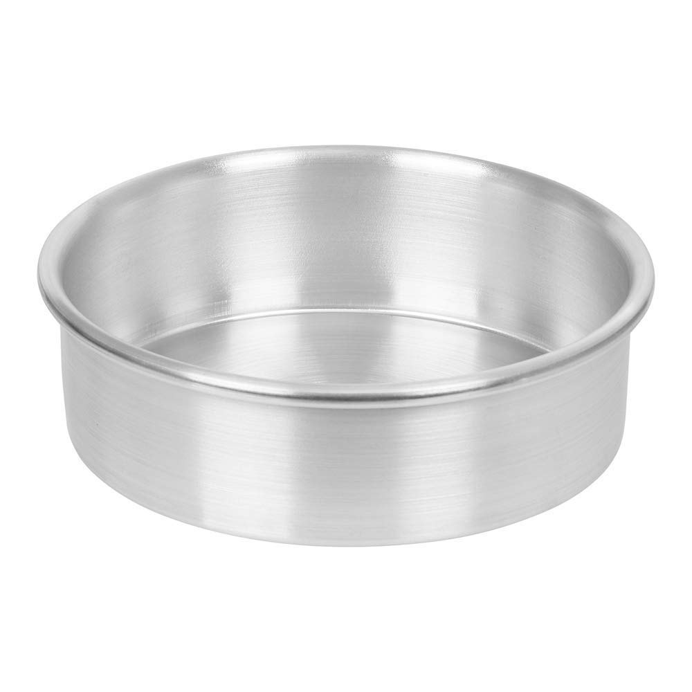 Aluminium 6 Inch Round Cake Pan Mould Cake Tin for Baking Half kg 500 Grams