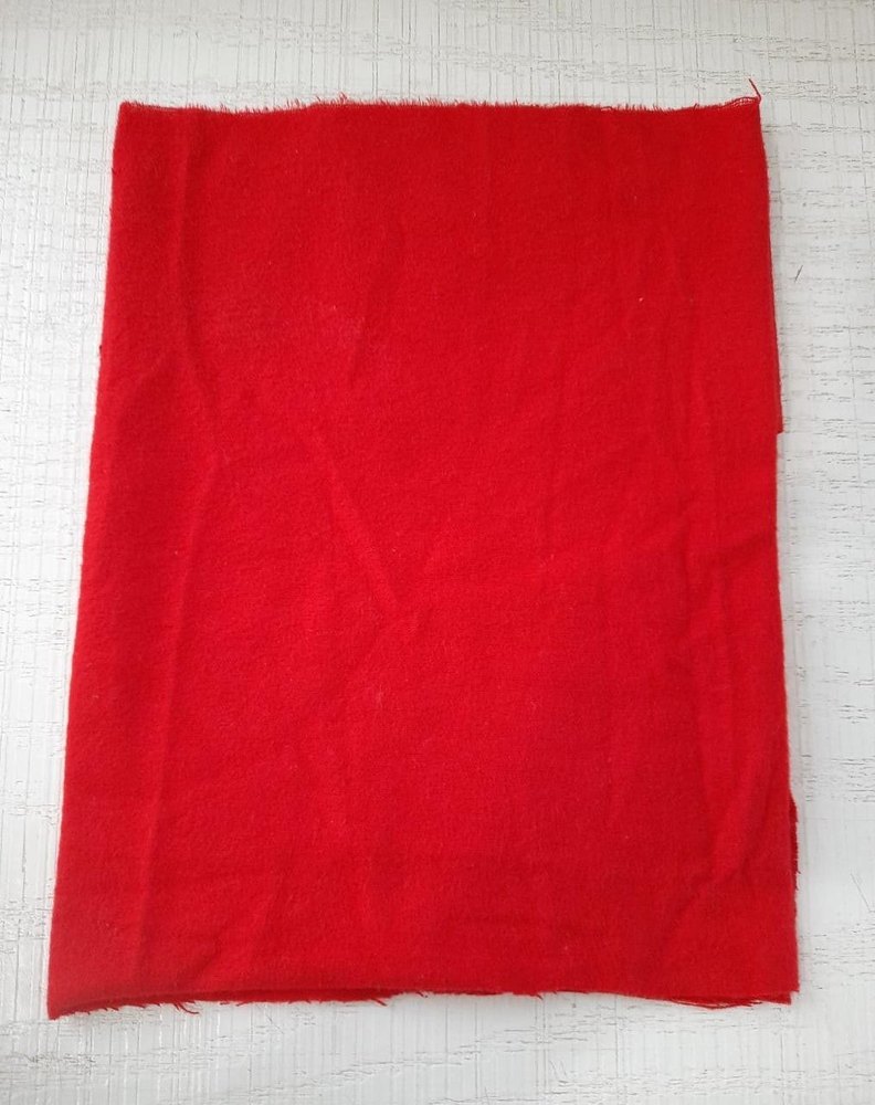 Cotton Flannel Duster, Plain/Solids, Red img