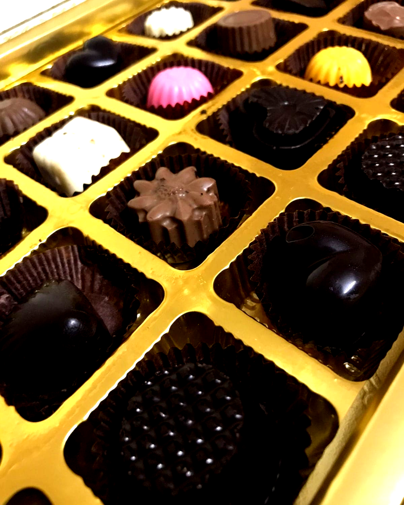 golden Diwali Homemade Chocolates
