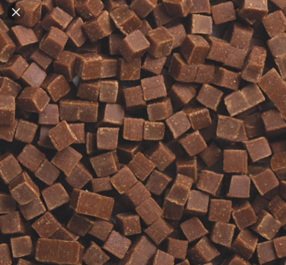 Cube Brown Dark Homemade Chocolate