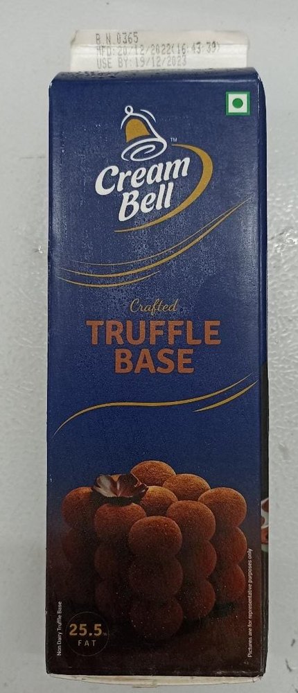 Chocalate Round 1kg Cream Bell Truffle Base, Packaging Type: Box