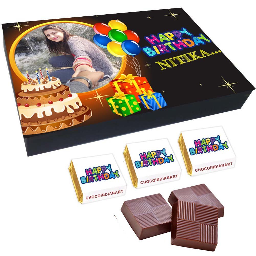 Personalize Birthday Chocolate Gifts, Packaging Type: Box
