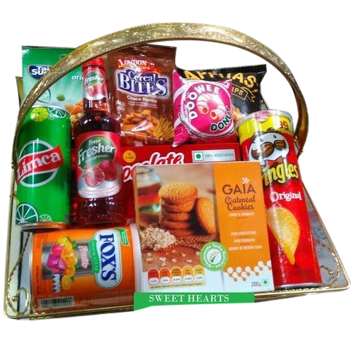 Gift Basket with Handle (combination of products inside the baskets can be customised)