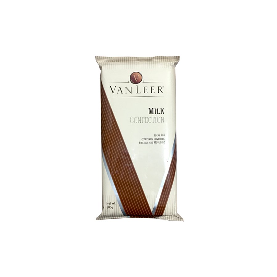 Van Leer Rectangle Milk Compound Chocolate Slab img