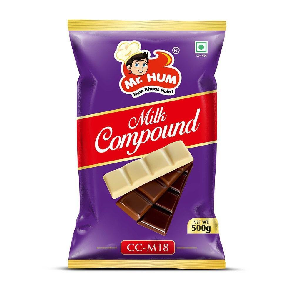 Bar Slab Milk Chocolate Compound, Packaging Size: 500g img