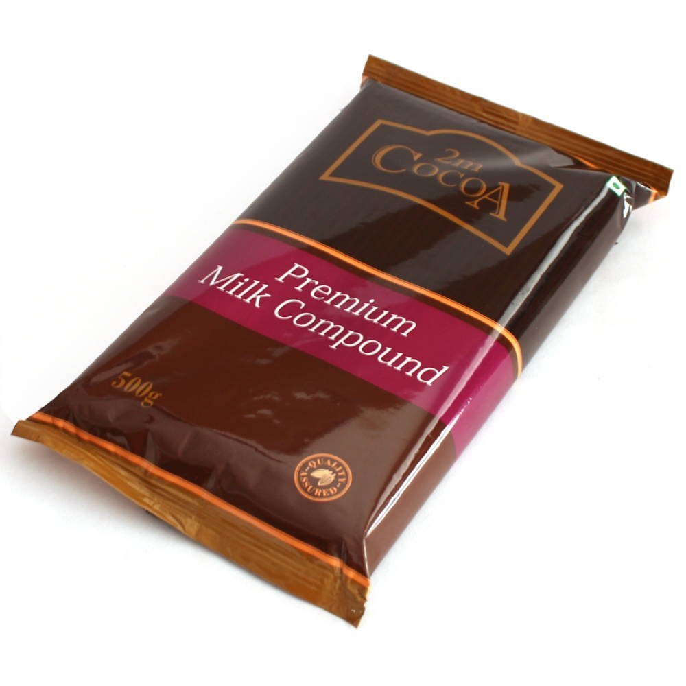 2m Cocoa Premium Milk Compound Slab - 500g