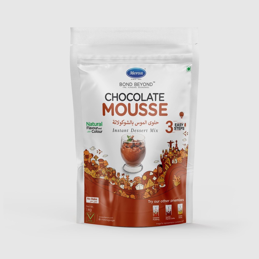 Chocolate Mousse Instant Dessert Mix Horeca 1 Kg, Packaging Type: Pouch