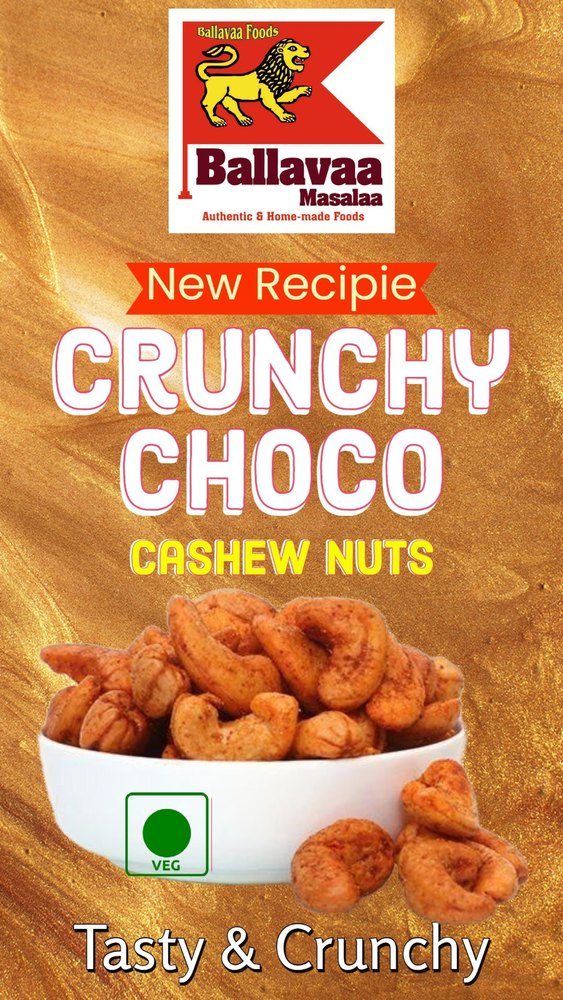 Whole Crunchy Choco Cashew Nuts