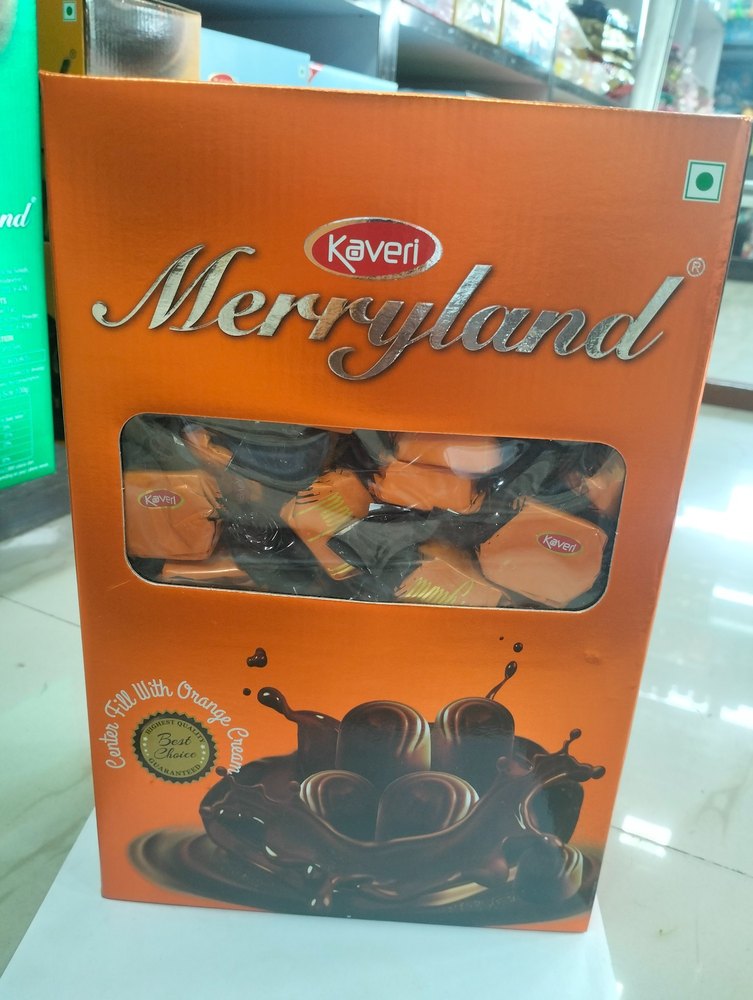 KAVERI Rectangular Orange Candy Chocolate