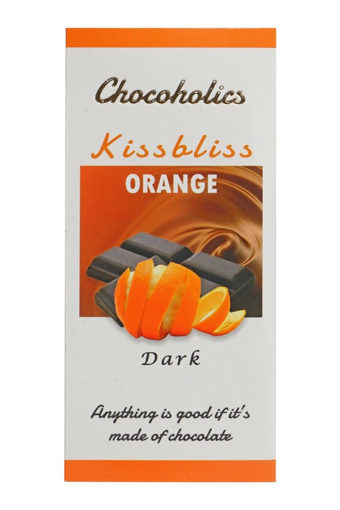 Black Bar Chocoholics Orange Dark Chocolate