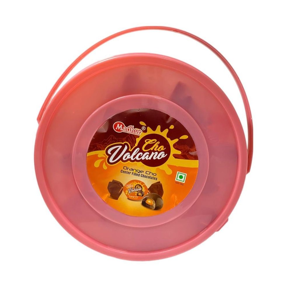 Madhur Ball Cho Volcano (Orange Flavour centre filled Chocolate)