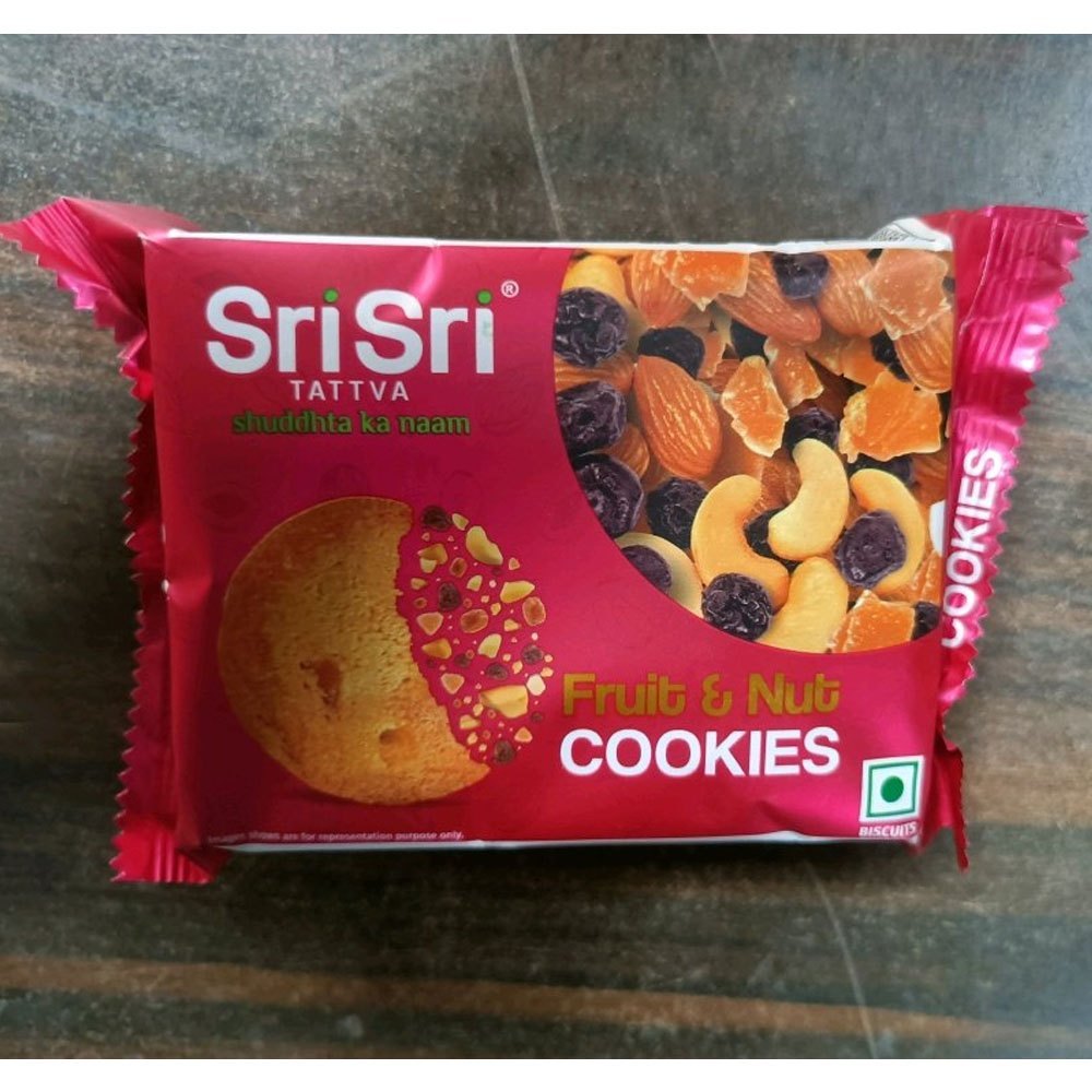 SriSri Tattva Fruit Nut Cookies, Packaging Size: 6 Piece