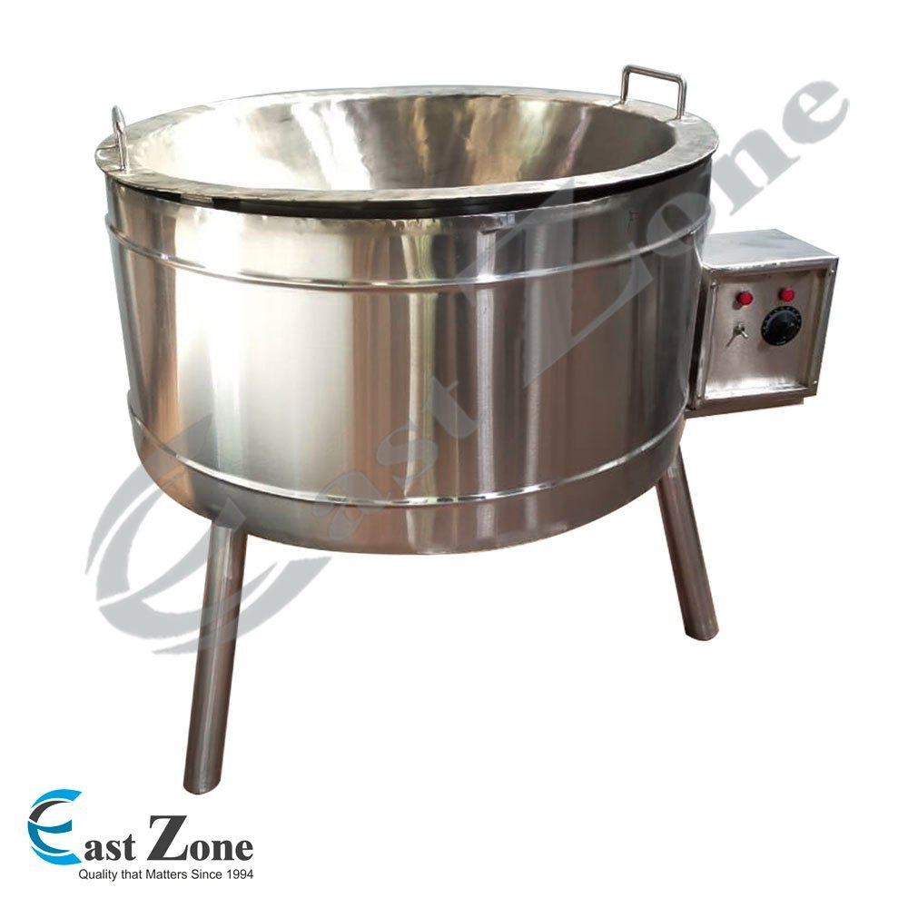 East Zone Commercial Cooking Range Frying Pan Round - LPG / Electric, For Kitchen