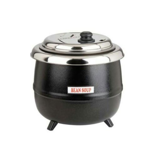 Viksan Pearl Black Electric Heated Soup Kettle, Capacity: 10 Ltrs, Size: 350 X 350 X 380 mm
