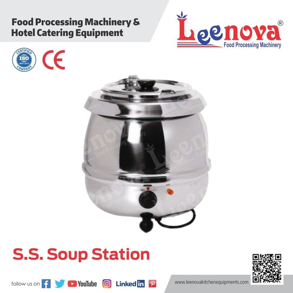Black Round Soup Station, For Hotel