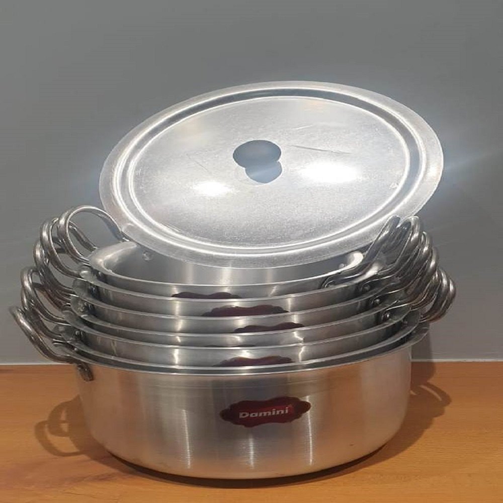Aluminum Steamer Stock Pot 25 - 28 (4 Pc Set )