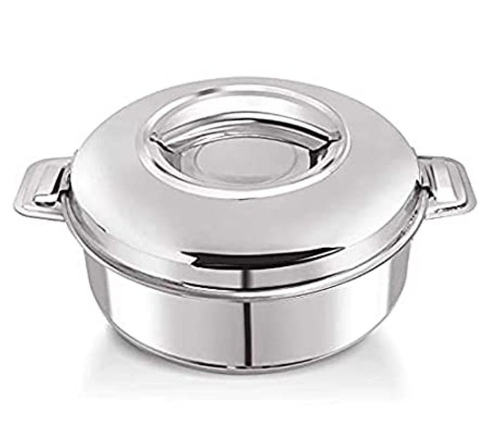 Polished Stainless Steel Insulated Hot Pot 2000ml, For Home