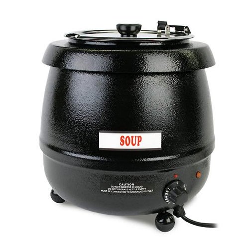 Black Stainless Steel Soup Kettle