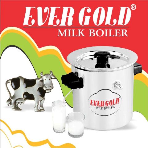 EVERGOLD Aluminium Milk Boiler Cooker