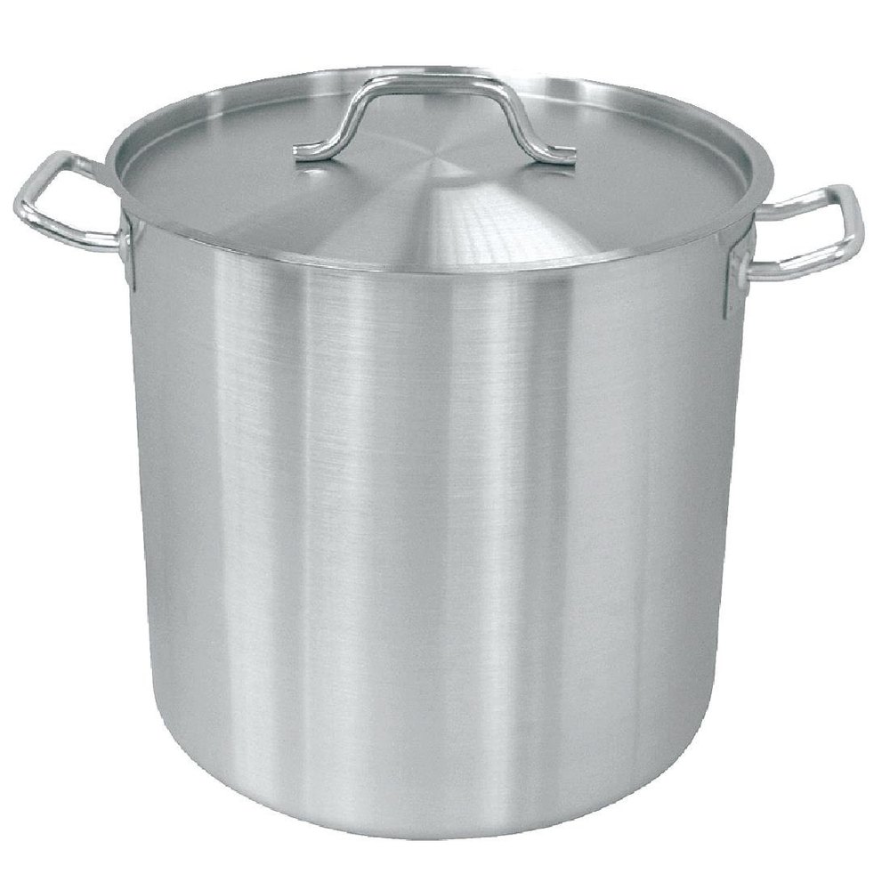 Silver Stainless Steel STOCK POT, For Kitchen