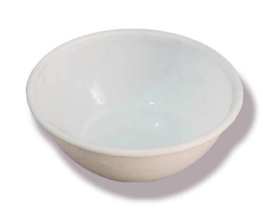 Round White Plastic Serving Bowl, For Home, Size: 6x2 Inch