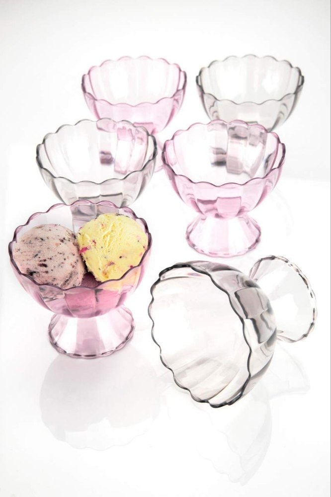 Plastic Ice Cream Cup Set