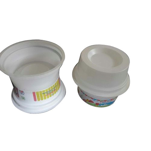 Milky Printed Plastic Ice Cream Cup, Pack Type: Cartoon, Size: 35ml