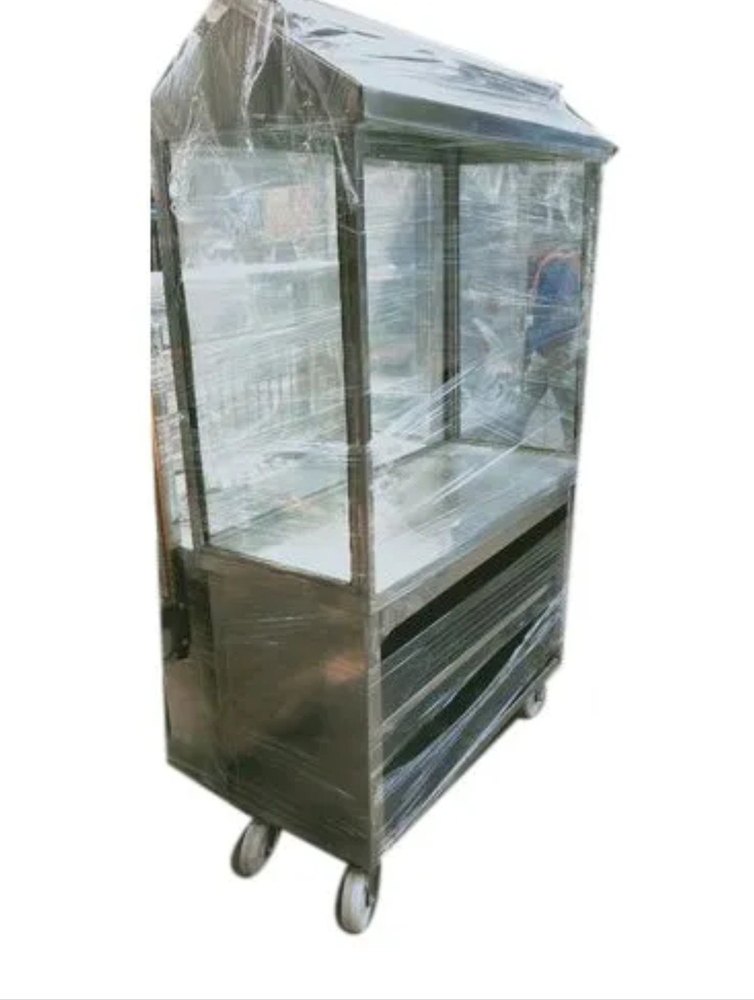 Stainless Steel Tandoor Display Counter, For Street Food Stall