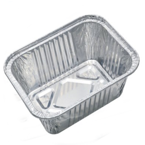 Rectangle 250ml Aluminum Foil Food Container, For Event and Party Supplies img