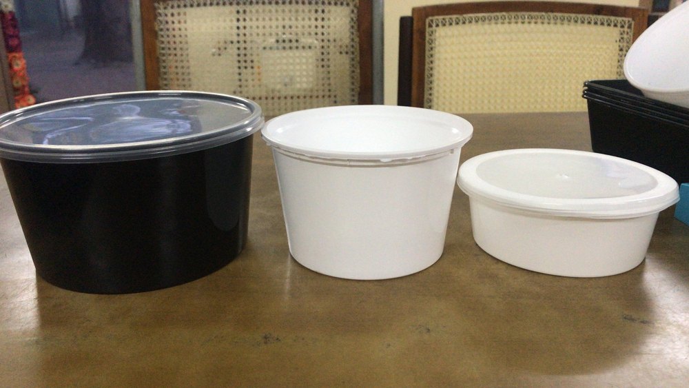 Plastic Round Mutton & Chicken Packing Containers img