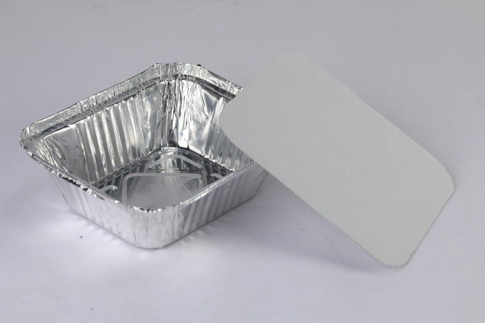 Silver 250 Ml Aluminium Foil Container, For Event and Party Supplies