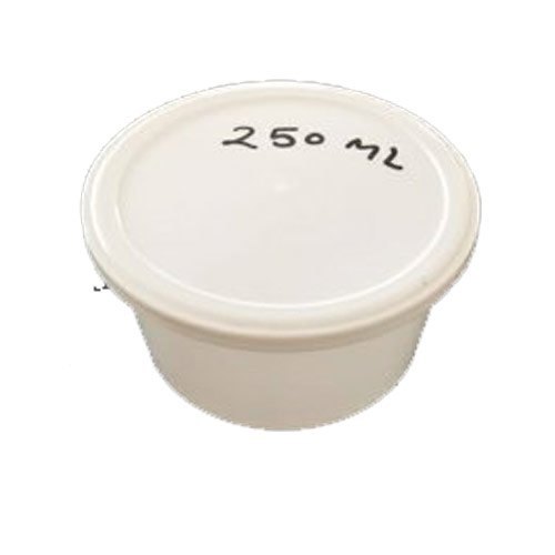 Plastic Plain 250ml Disposable Food Container, Box