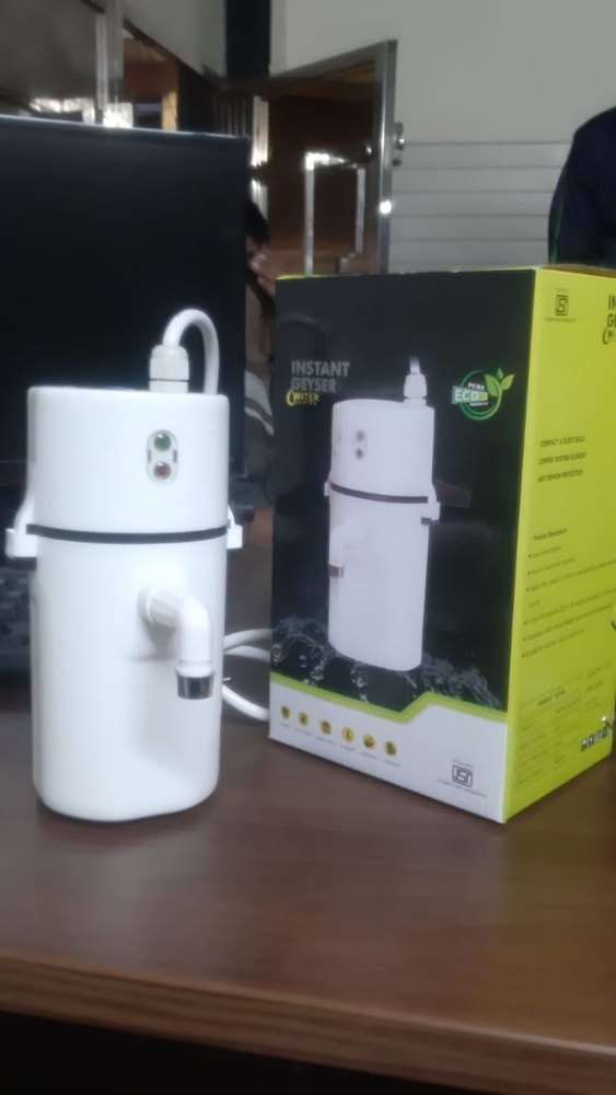 Capacity(Litre): 1 Instant Electric Geyser, 5 Star, White img