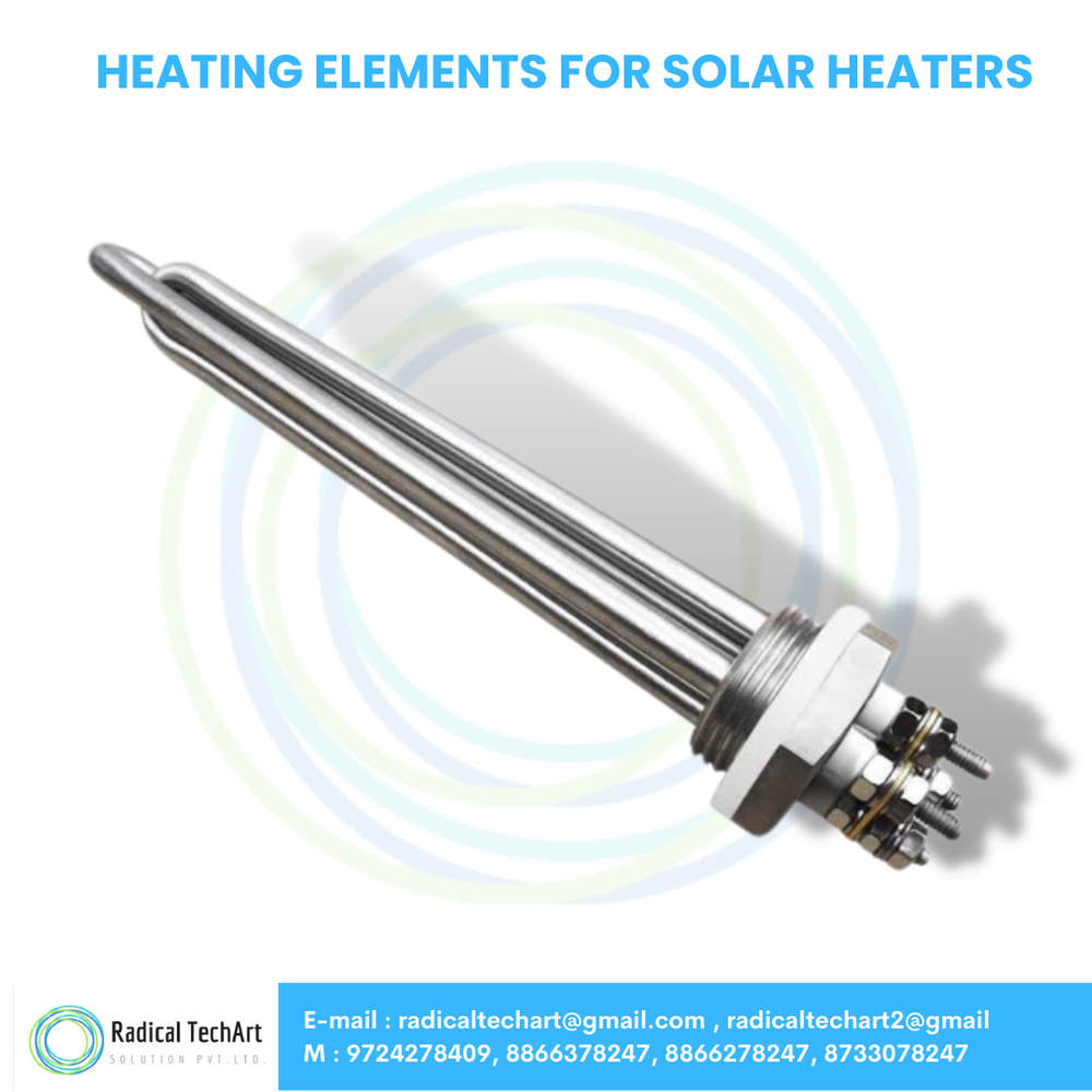 Heating and elements for solar heater