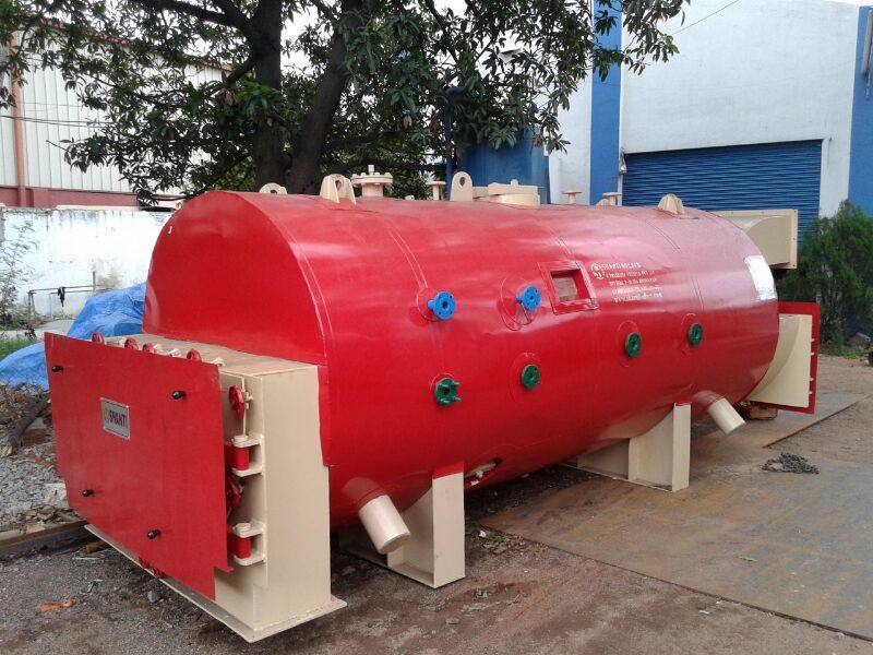 Vertical Type Oil Fired Hot Water Generator, 380-400V , For Induatrial img