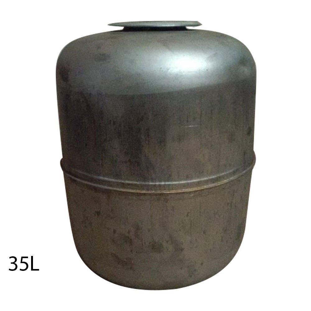 Stainless Steel 35 Litre SS Water heater container (Geyser Tank), Size: 20 Inch