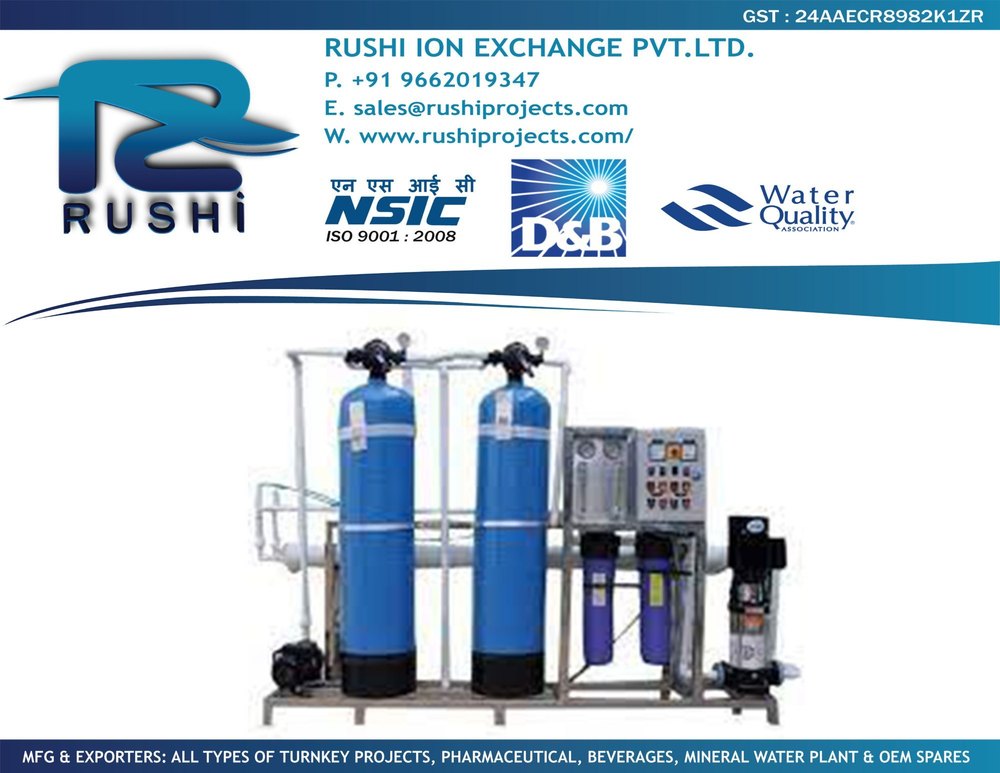 RO Capacity: 1000(Liter/hour) Institutional RO Plant, Stainless Steel