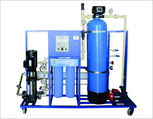 Reverse Osmosis 500 LHP FRP RO Plant, Stainless Steel