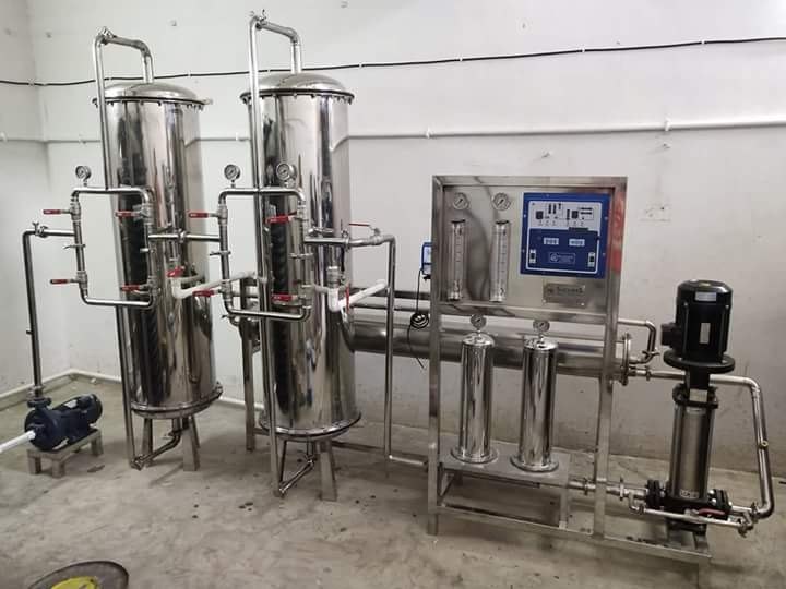 SS Industrial RO Plant 500 LPH, Stainless Steel