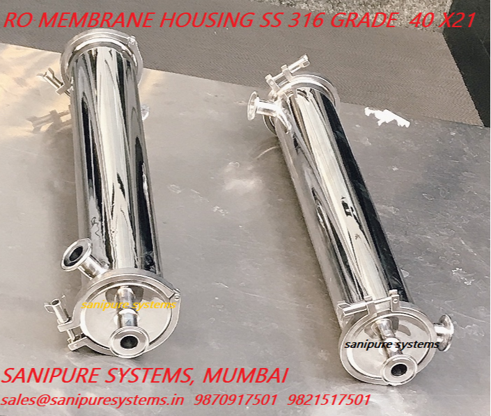 Stainless Steel RO Membrane Housing, For Industrial img