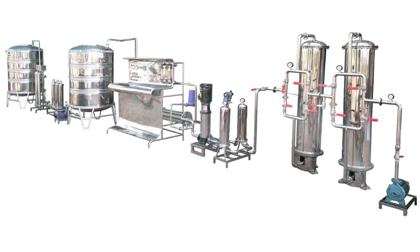 Stainless Steel Water Purification Plants