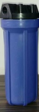 Plastic Blue 10 Inch Slim Housing, For Water Filter img