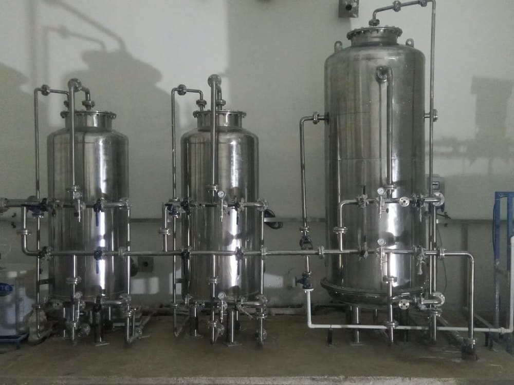 Automatic SS Water Softener Plant, For Industrial, 20000 LPH