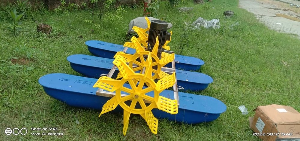 Surface Floating 2 Hp Paddle Wheel Aerator, For Aquaculture