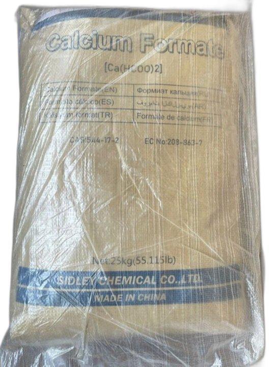 Calcium Formate (98% Industrial Grade Powder), Packaging Size: 25 KG