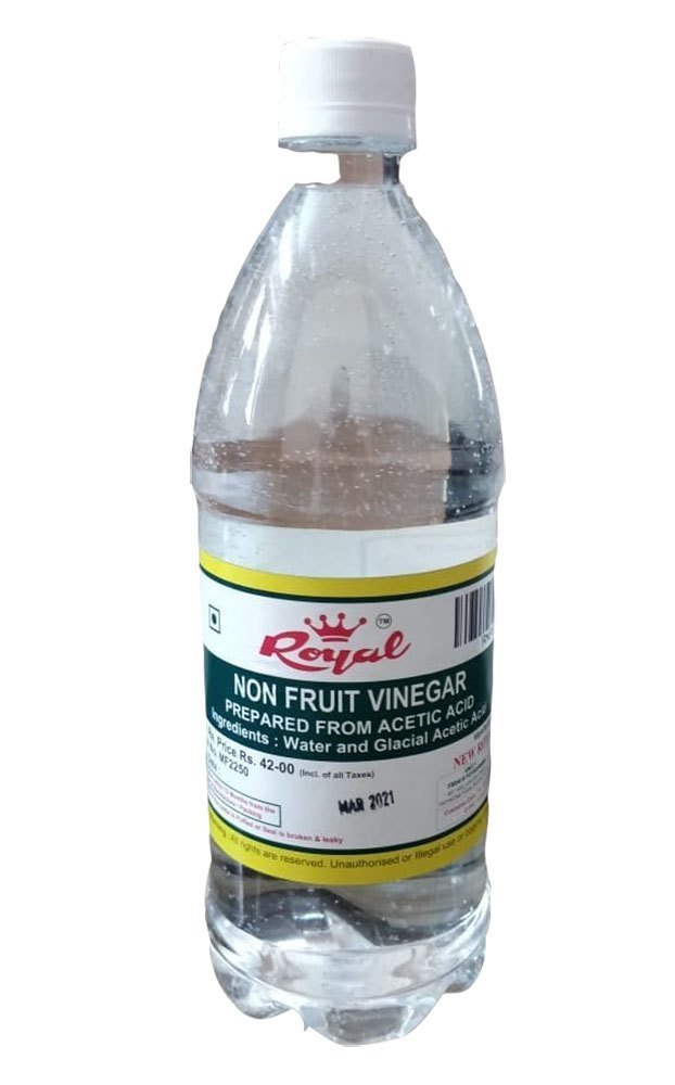 Transparent Royal Non Fruit Vinegar, For Cooking, Bottles