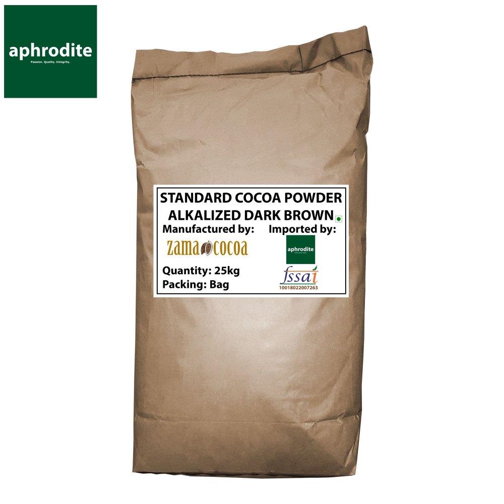 Cocoa Powder - Standard - Alkalized Dark Brown, Packaging Type: Paper Bag, Packaging Size: 25 Kgs