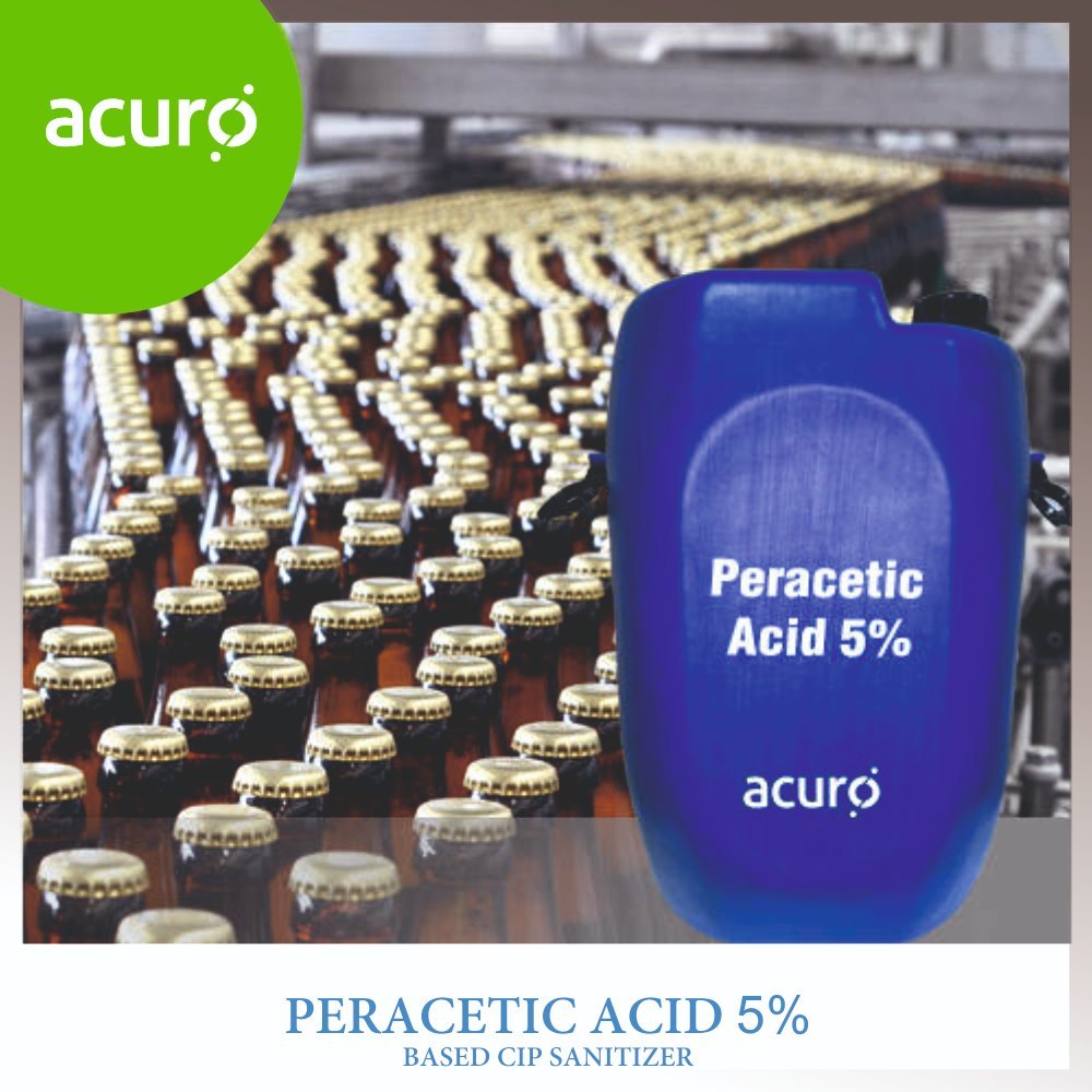 Peracetic Acid 5%, For Disinfectant / Biocide, Pack Size: 35 kg