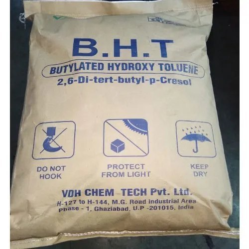 Butylated Hydroxytoluene, 25 kg Bag